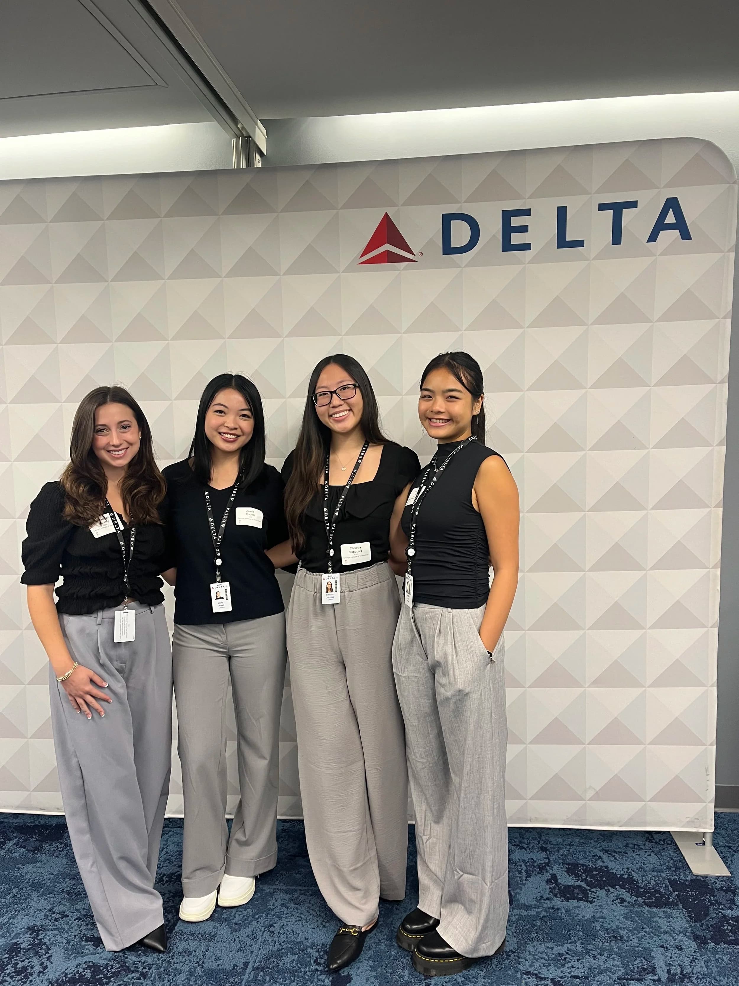 With the Delta team