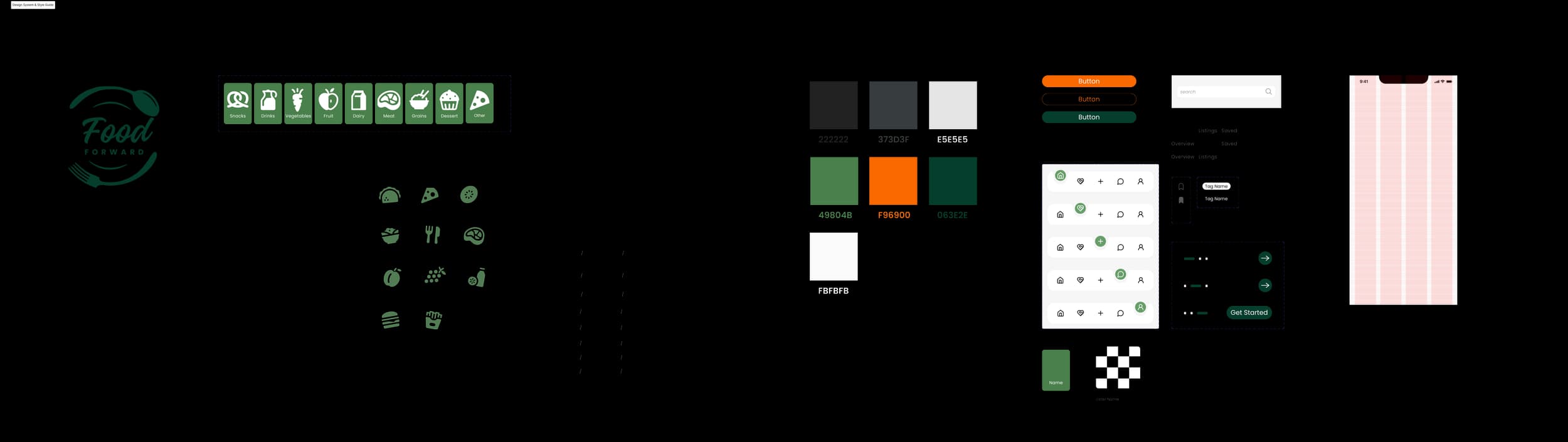Design system and style guide