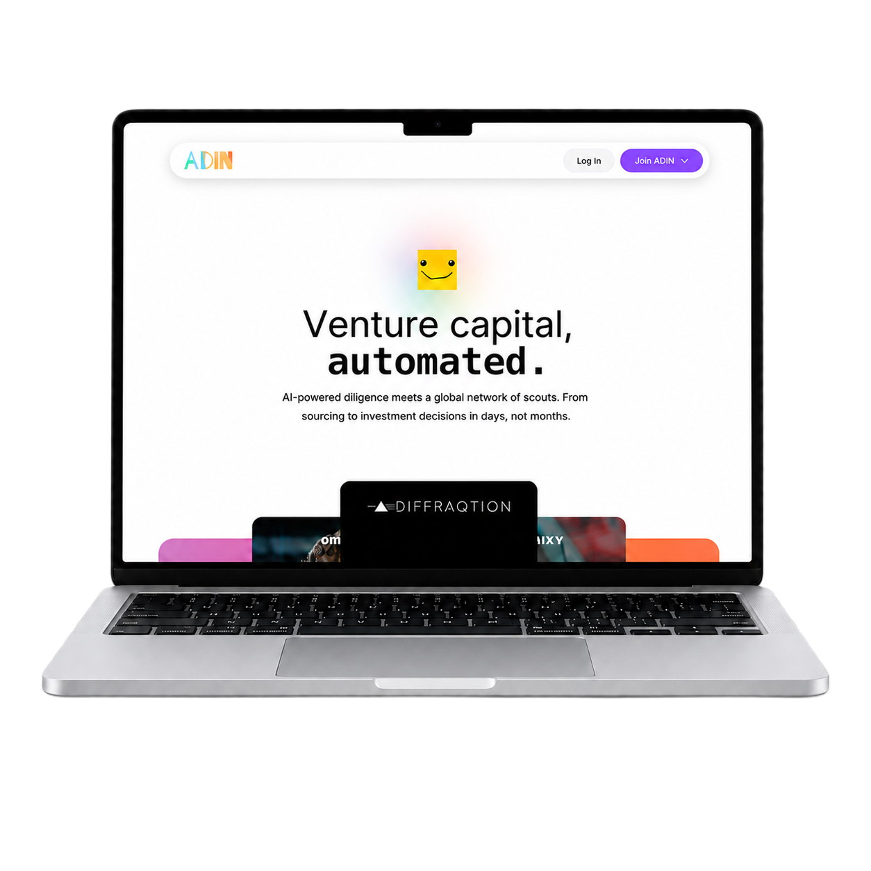 ADIN landing page